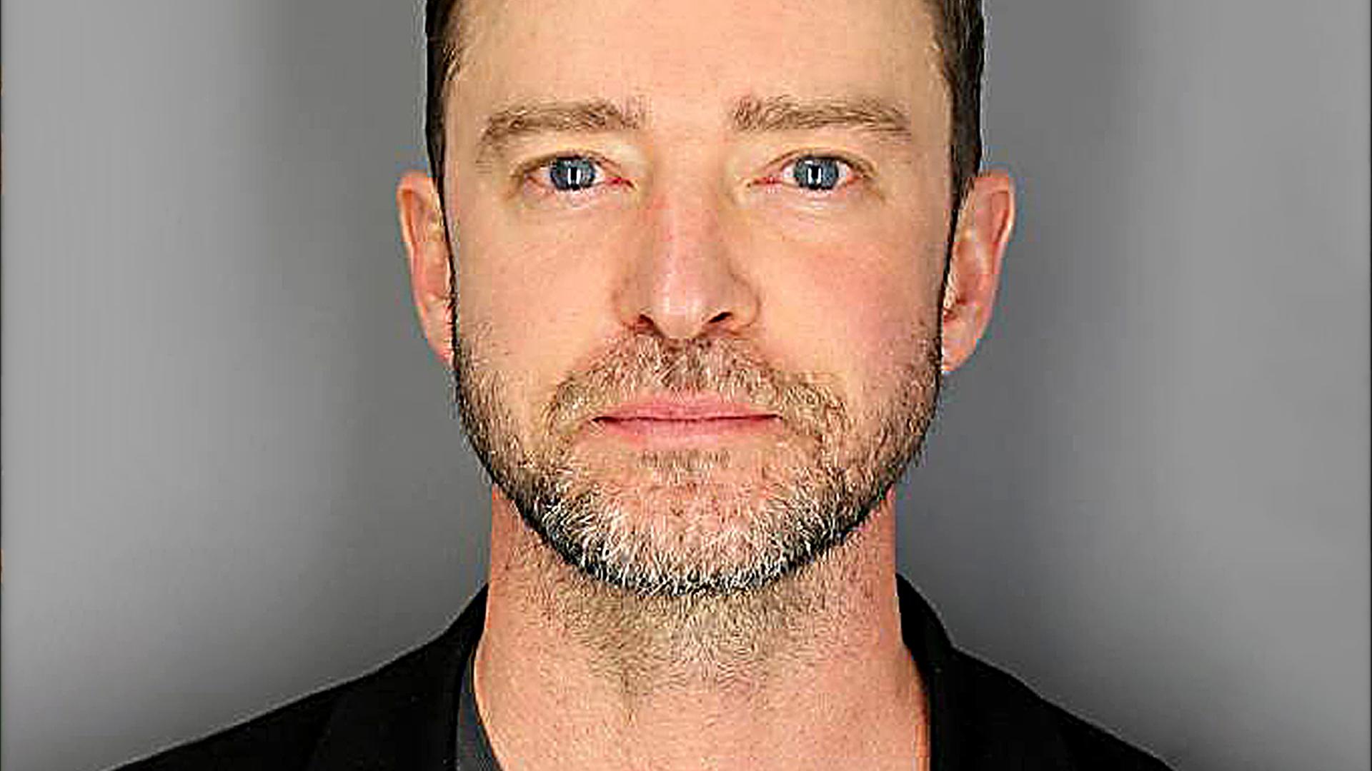Polizeifoto von Justin Timberlake, aufgenommen am 19. Juni 2024