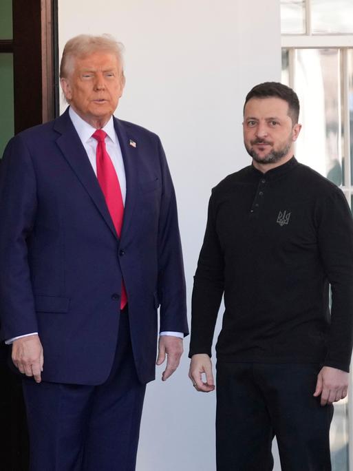 US-Präsident Donald Trump empfängt seinen ukrainischen Kollegen Wolodymyr Selenskyj im Weißen Haus