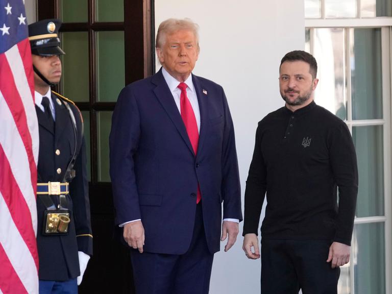 US-Präsident Donald Trump empfängt seinen ukrainischen Kollegen Wolodymyr Selenskyj im Weißen Haus
