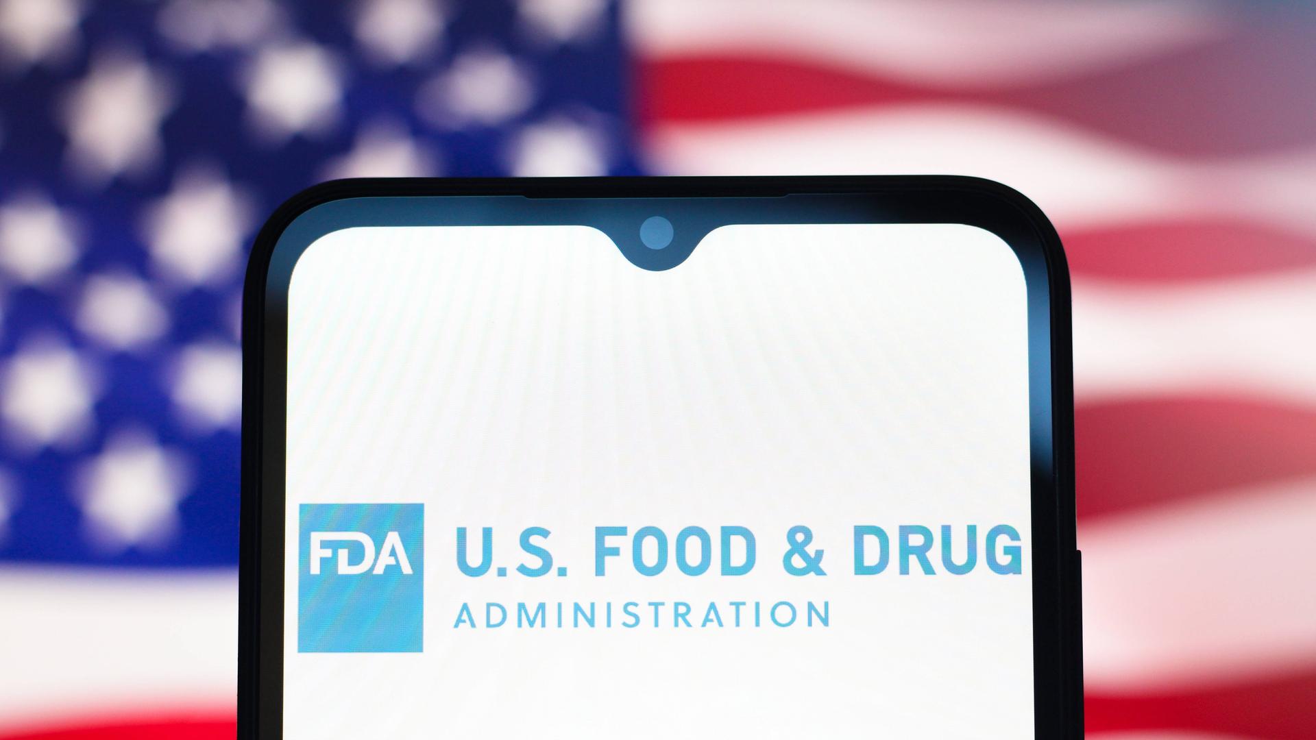 Zu sehen ist das Logo der US-Behörde FDA