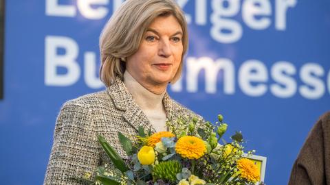 Marie-Janine Calic bei der Verleihung des Preises der Leipziger Buchmesse