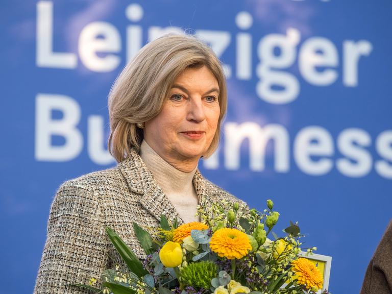 Marie-Janine Calic bei der Verleihung des Preises der Leipziger Buchmesse