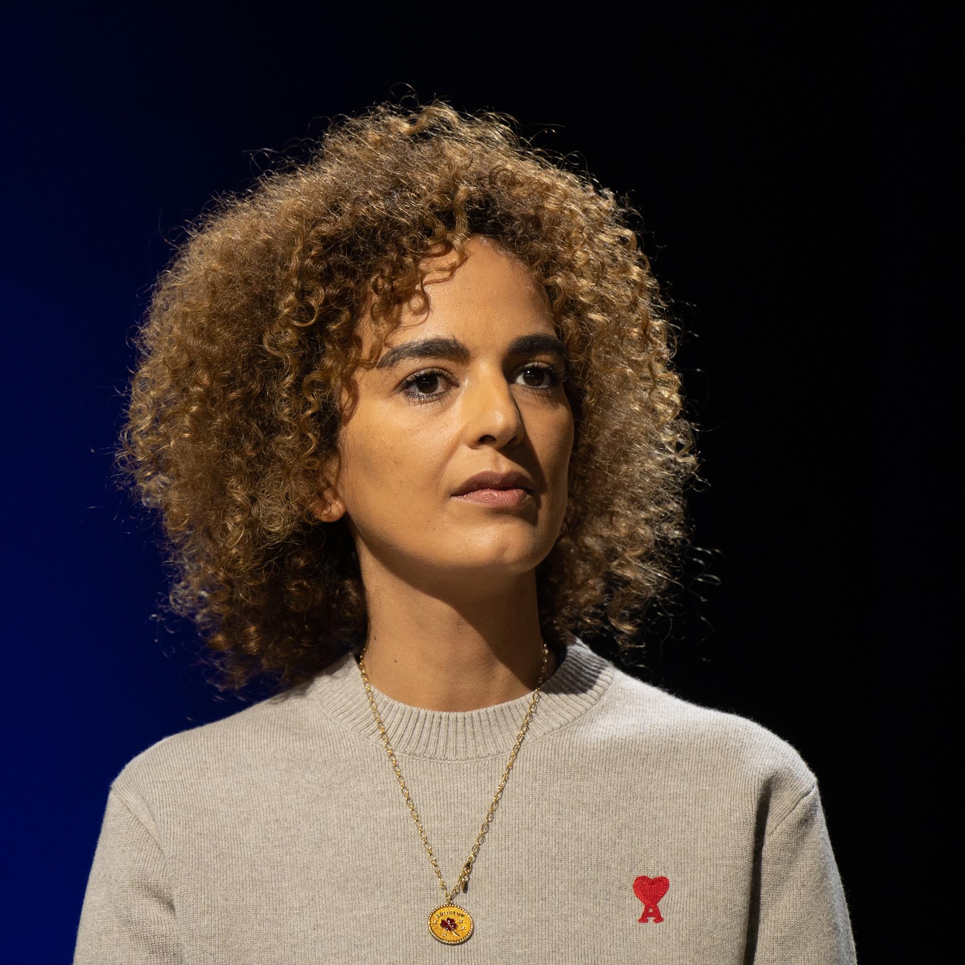 Die französisch-marokkanische Schriftstellerin Leïla Slimani war bei der Frankfurter Buchmesse 2022 zu Gast auf der ARD-Bühne. 