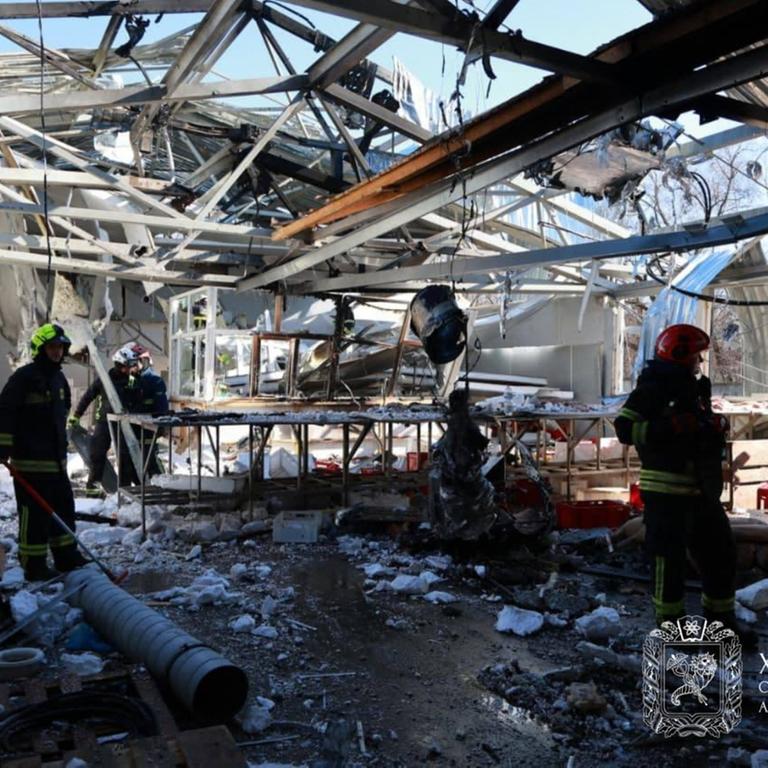 Krieg gegen die Ukraine - Mehrere Tote durch russische und ukrainische Drohnen