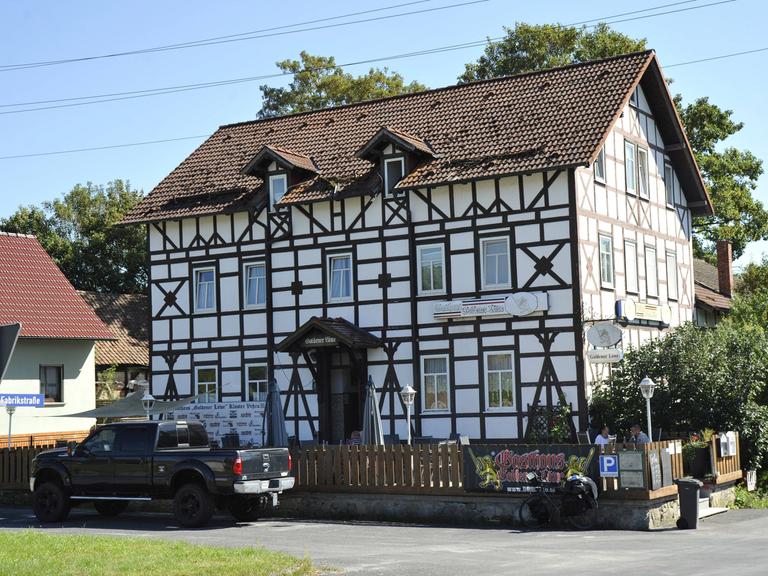 Der Neonazi-Treffpunkt Goldener Löwe in Kloster Veßra.