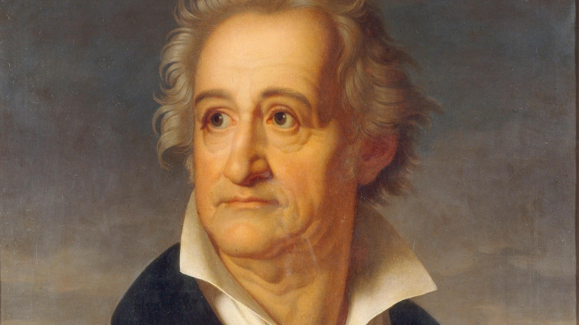 Johann Wolfgang von Goethe (Gemälde von Heinrich Kolbe, 1822/26)