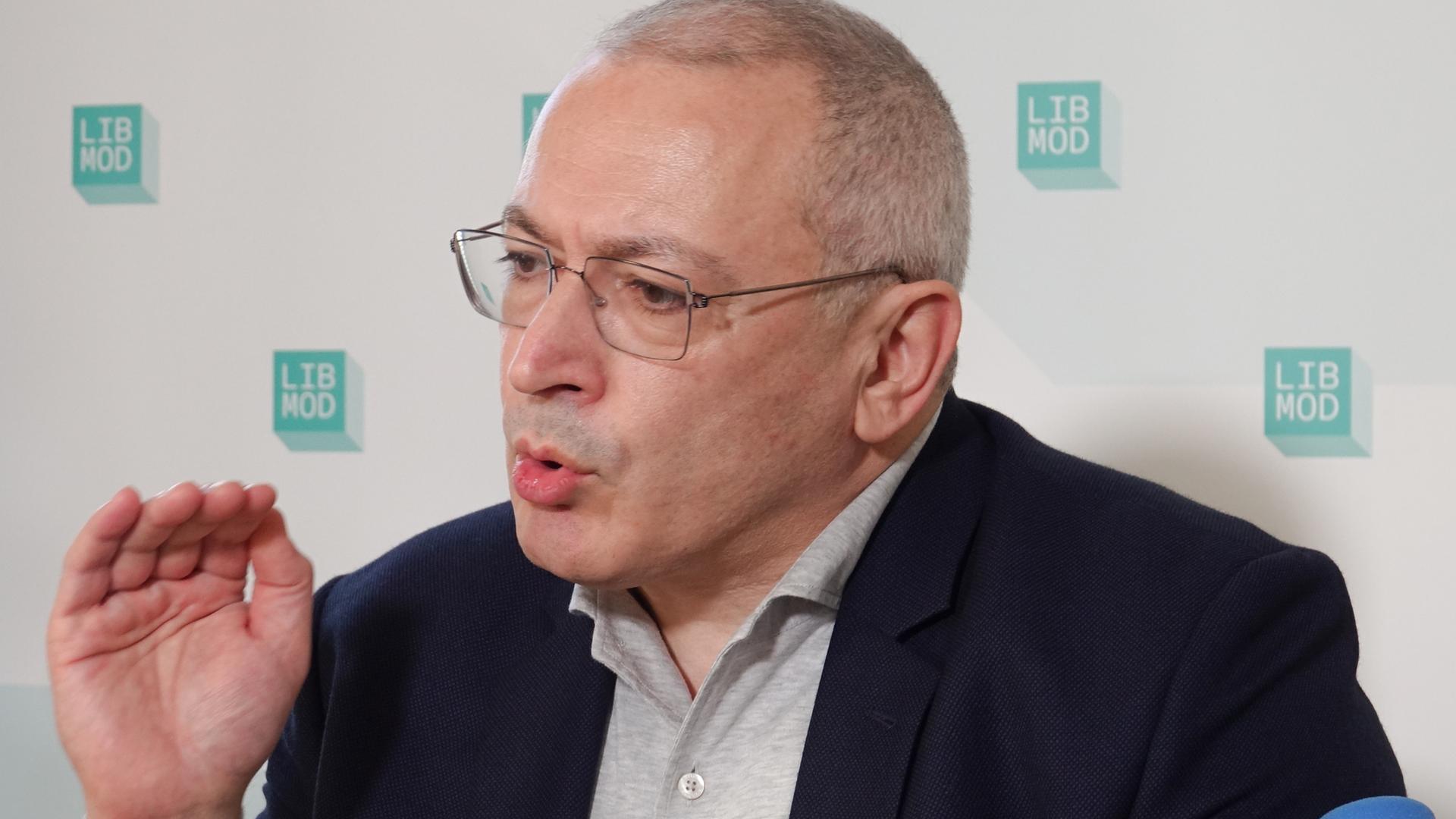 Michail Chodorkowski in Berlin am 18.03.2024.