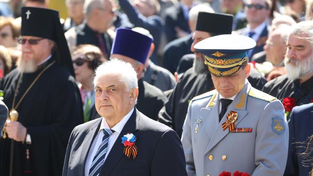 Sergei Jurjewitsch Netschajew (l), Botschafter der Russischen Föderation in der Bundesrepublik Deutschland