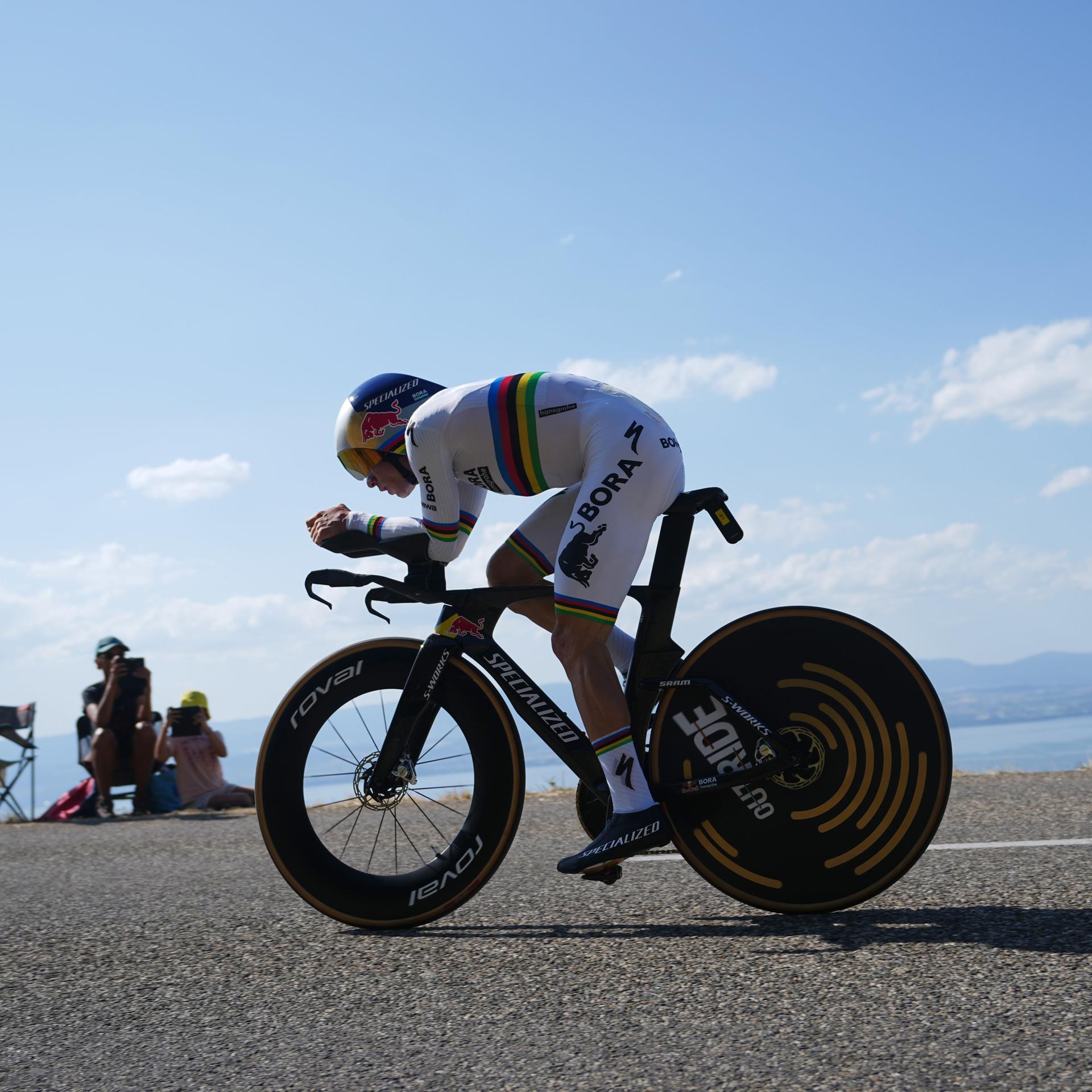 Remco Evenepoel während der 16. Etappe der Tour de France 2026.