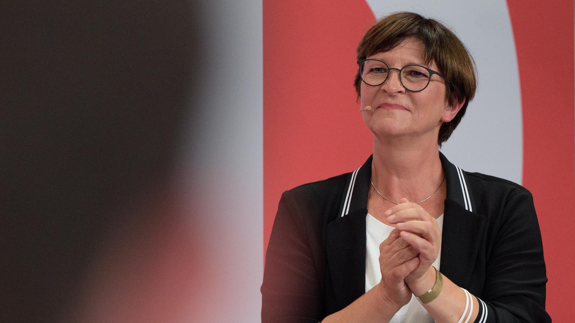 Die SPD-Parteivorsitzende Saskia Esken