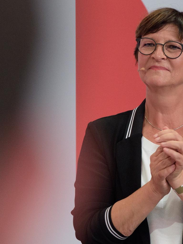 Die SPD-Parteivorsitzende Saskia Esken
