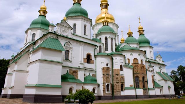 Die Sophienkathedrale in Kiew, Ukraine.