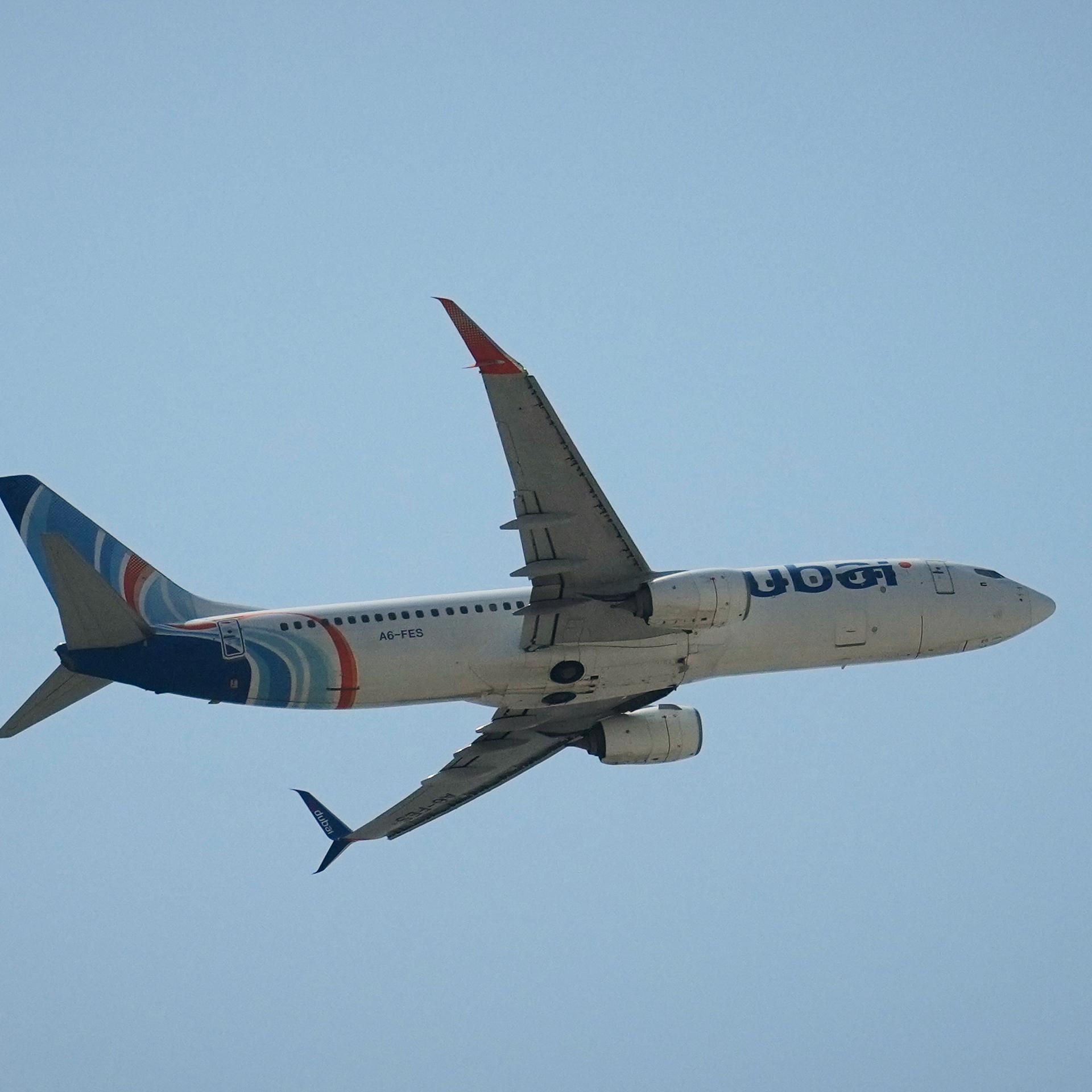 Ein Flugzeug der Fluggesellschaft Flydubai 