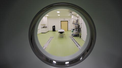 Ein Computertomograph im Universitätsklinikums Gießen-Marburg.