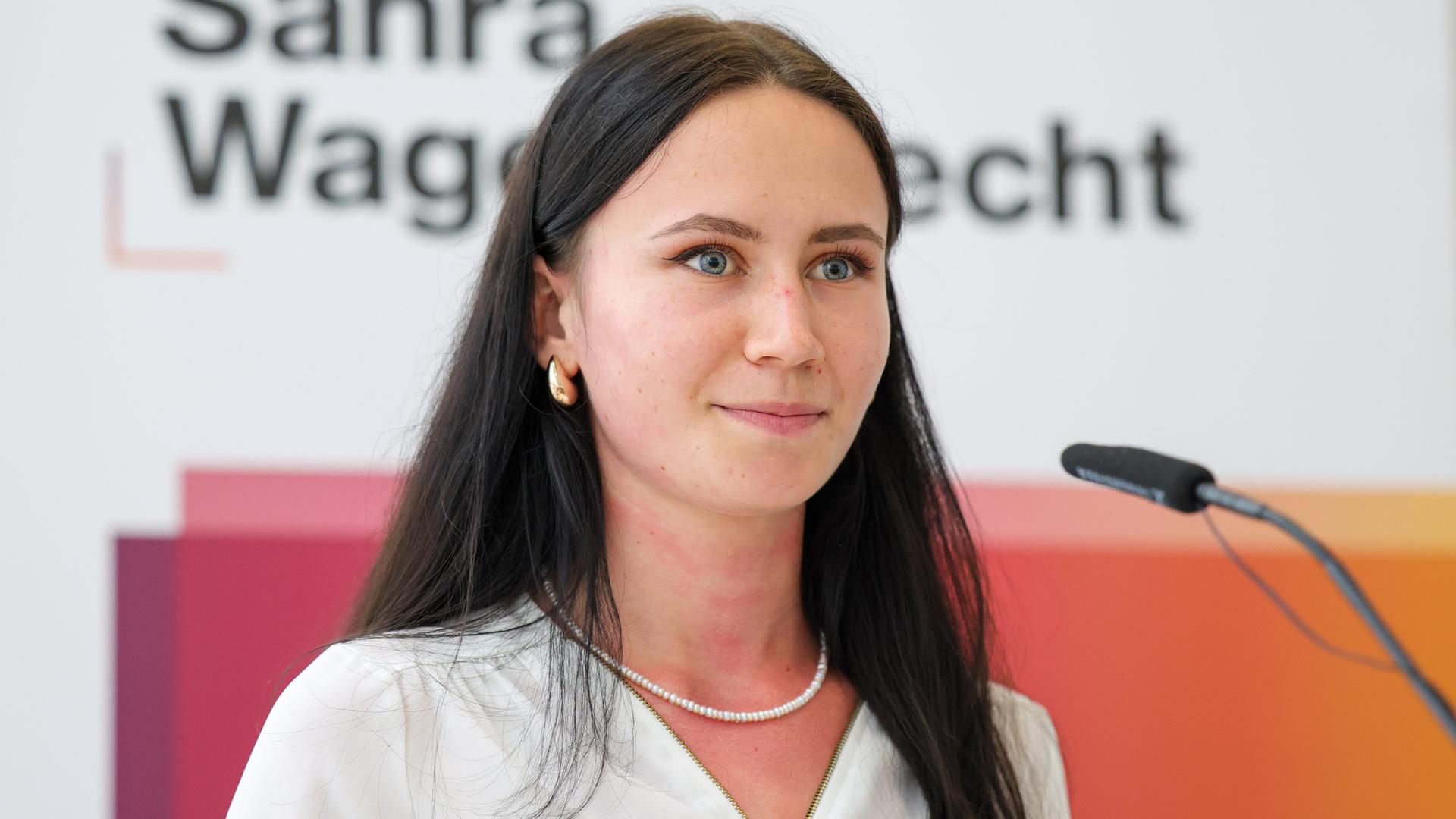 Anastasia Wirsing ist die erste Bundesvorsitzende des "Jugendbündnis im BSW".