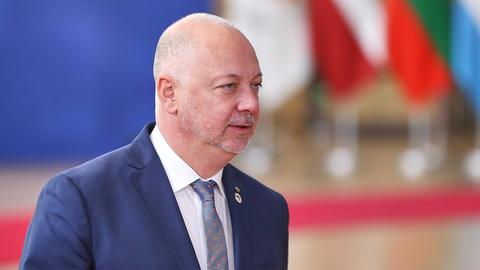 Rossen Scheljaskow, Ministerpräsident von Bulgarien, im Seitenporträt