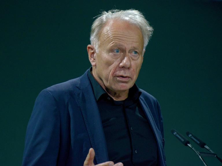Jürgen Trittin bei einer Rede im World Conference Center. Bonn, 15.10.2022