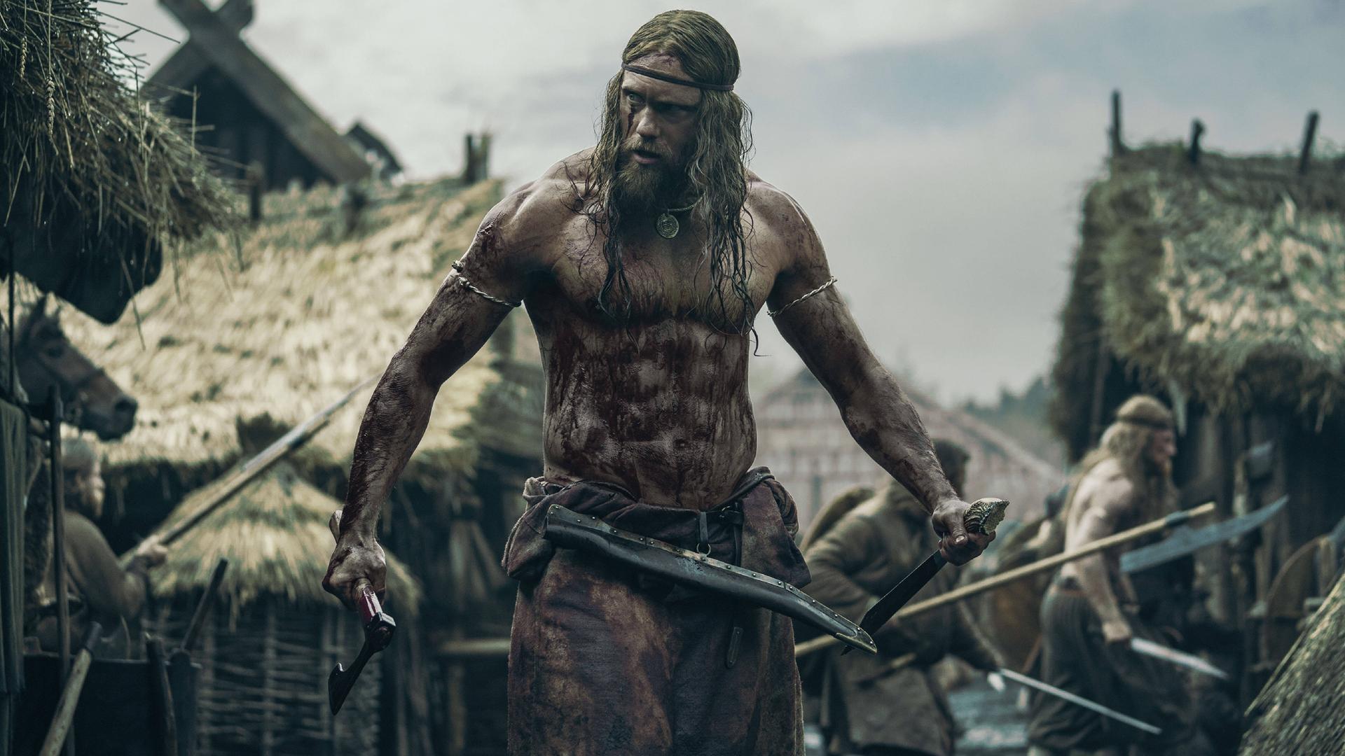 Alexander Skarsgard in "The Northman" Alexander Skarsgard in "The Northman"