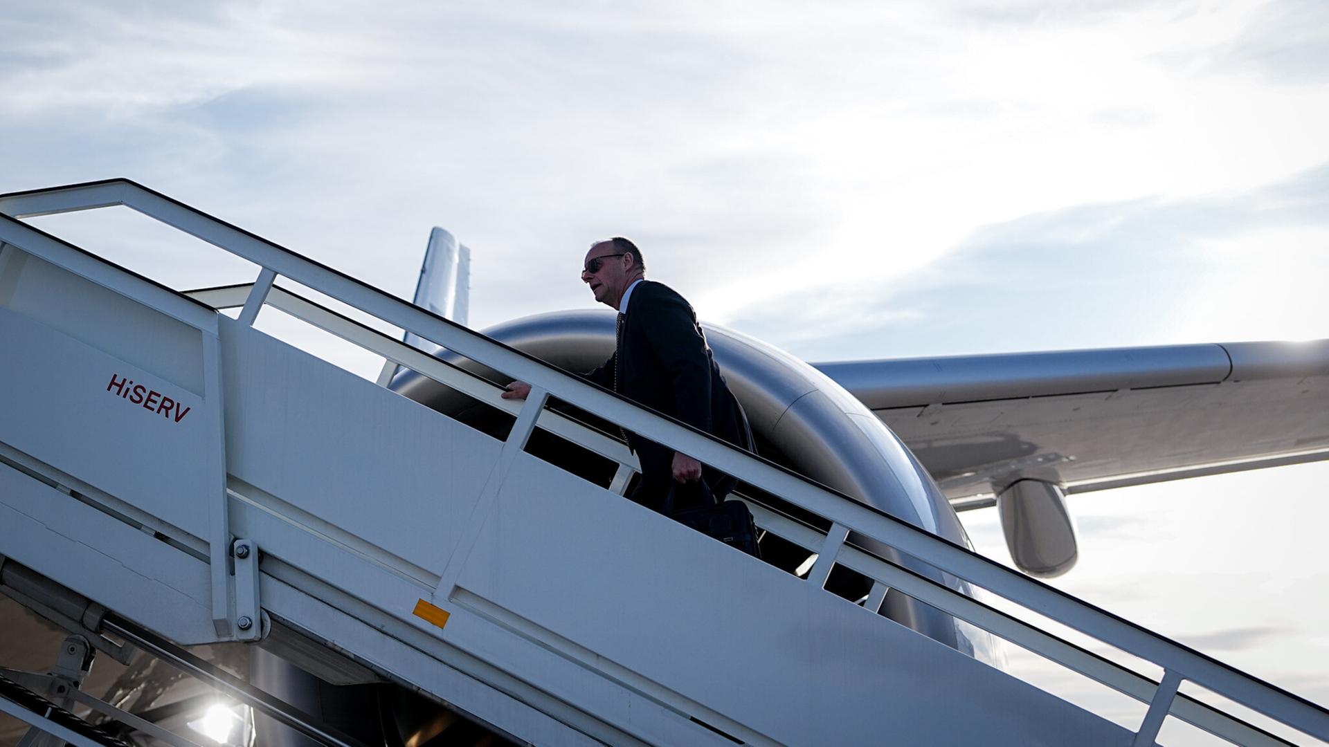 USA-Reise - Bundeskanzler Merz berät vor Treffen mit Trump mit Wirtschaftsvertretern