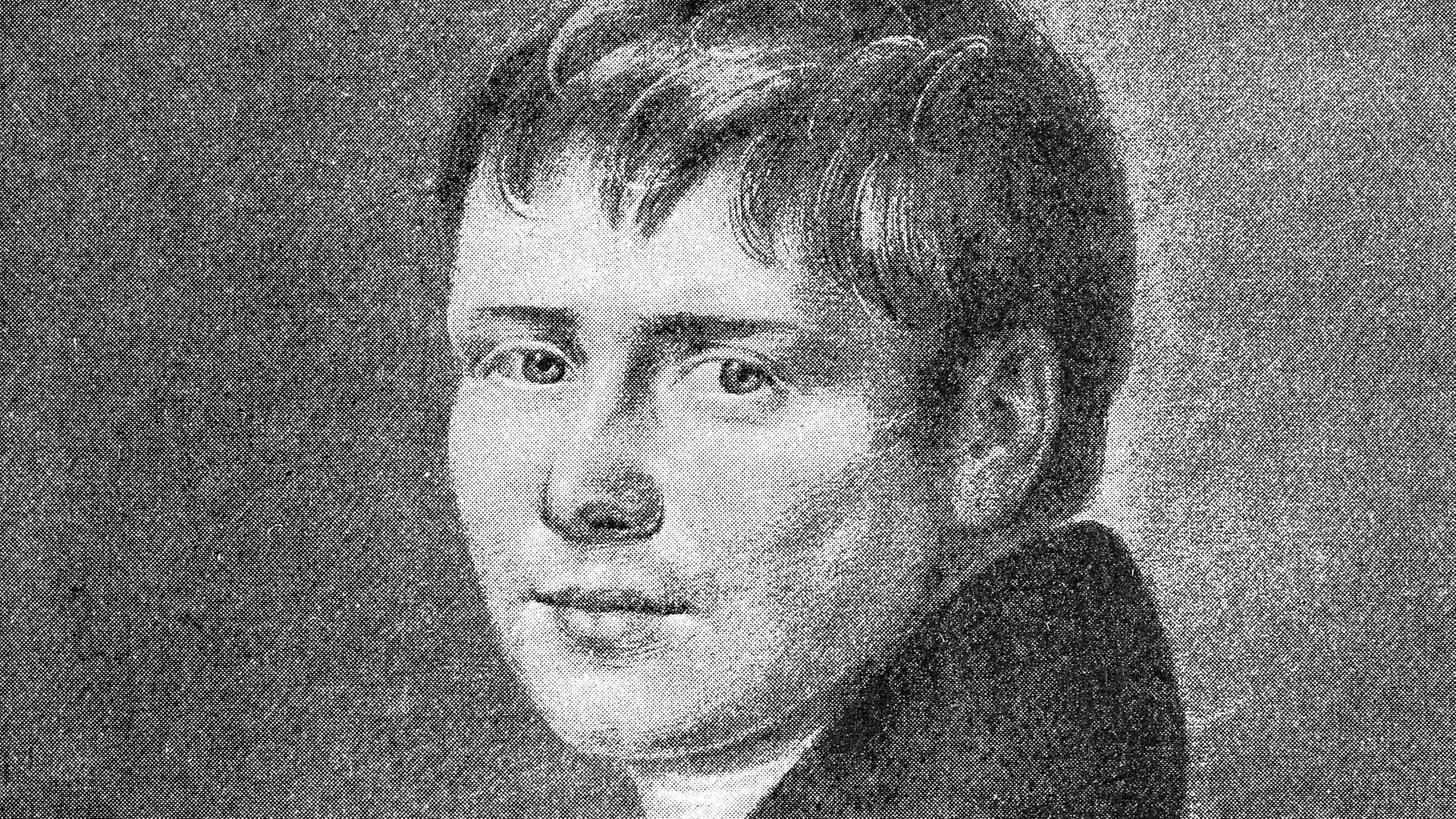 Eine Illustration von Bernd Heinrich Wilhelm von Kleist, 18. Oktober 1777 - 21. November 1811, ein deutscher Dramatiker, Erzähler, Lyriker und Publizist.