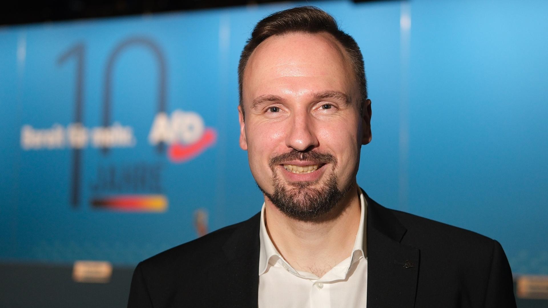 Arno Bausemer vom AfD-Kreisverband Stendal, aufgenommen auf der Europawahlversammlung der AfD. Arno Bausemer vom AfD-Kreisverband Stendal, aufgenommen auf der Europawahlversammlung der AfD.