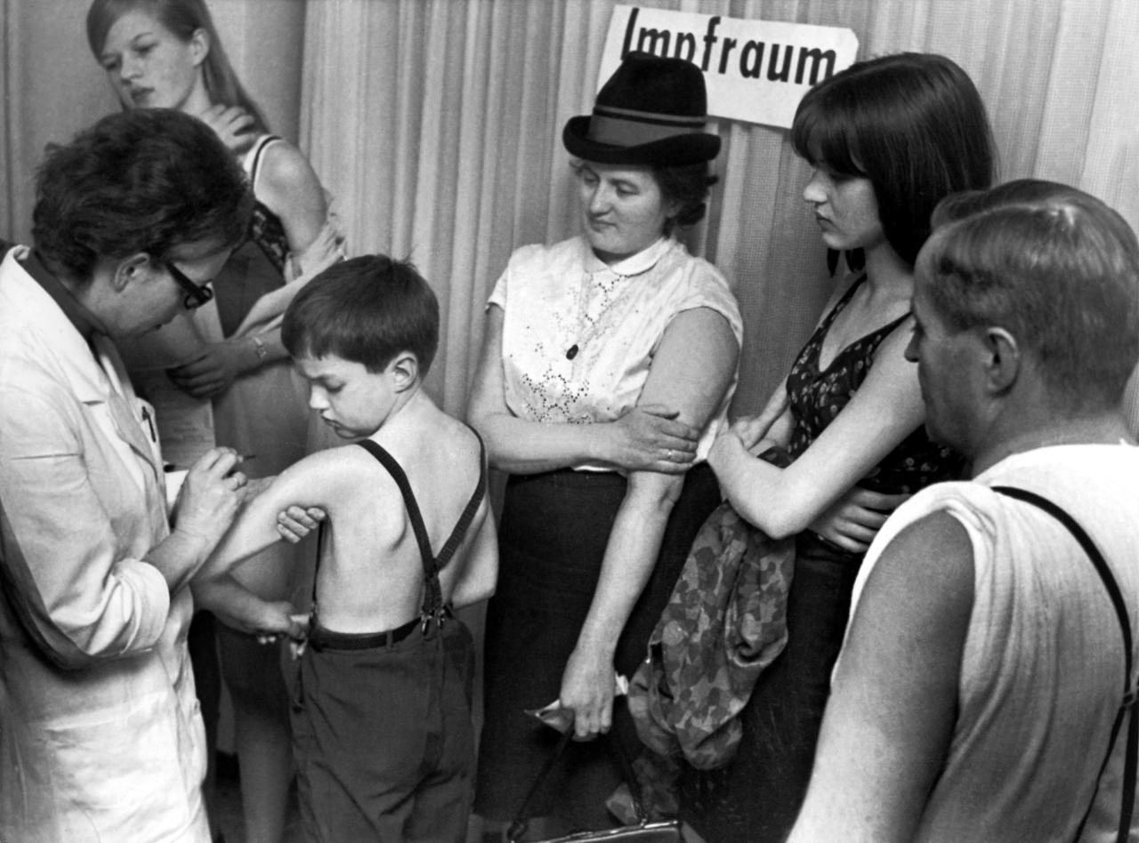 Pockenschutzimpfung in Hannover 1967