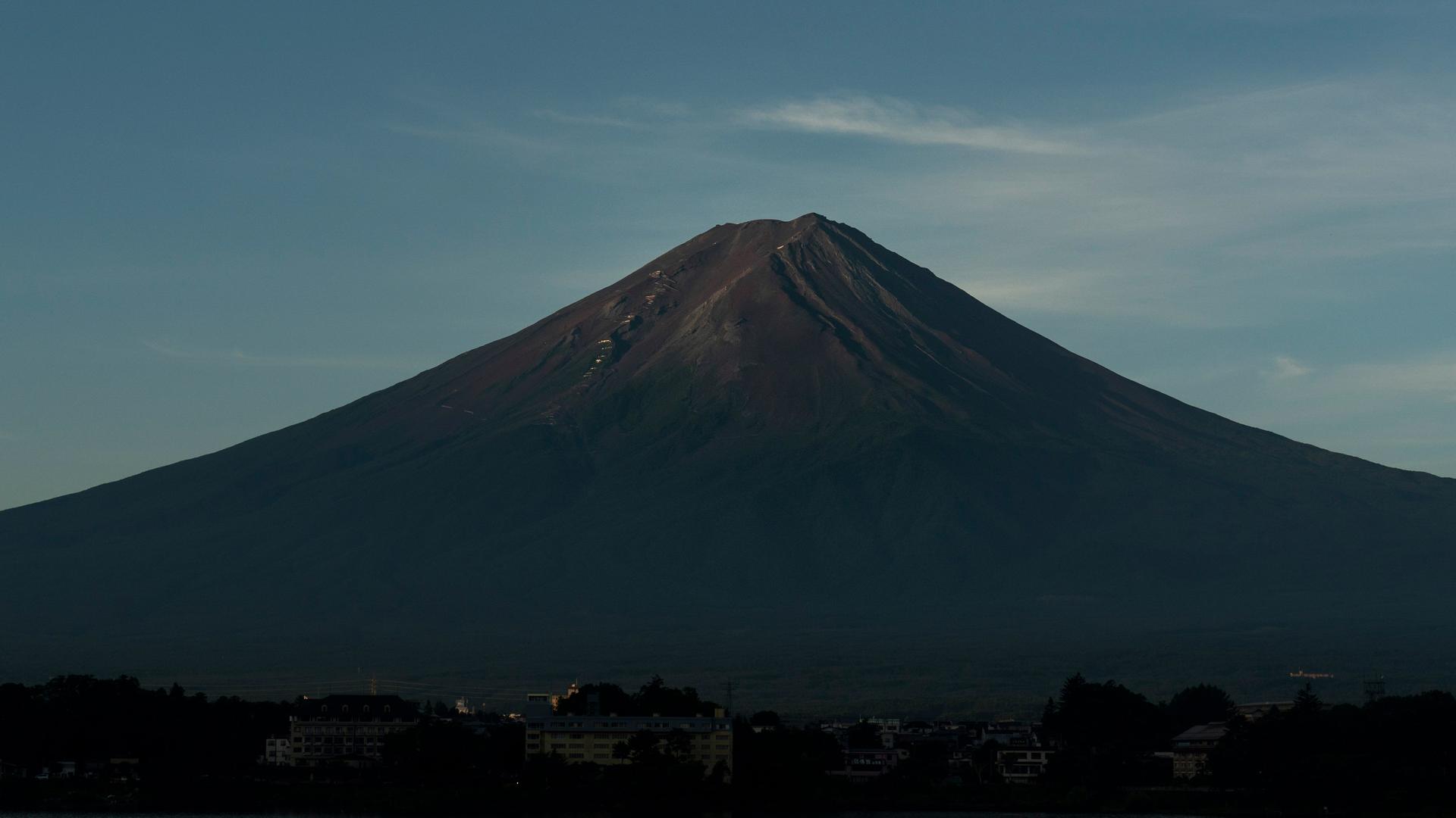 Der Berg Fuji in Japan 