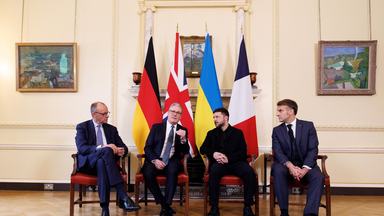 In London empfängt Prime Minister Keir Starmer den Ukrainischen Präsidenten Wolodymyr Selenskyj, den französischen Präsidenten Emmanuel Macron und Bunderkanzler Friedrich Merz In London empfängt Prime Minister Keir Starmer den Ukrainischen Präsidenten Wolodymyr Selenskyj, den französischen Präsidenten Emmanuel Macron und Bunderkanzler Friedrich Merz