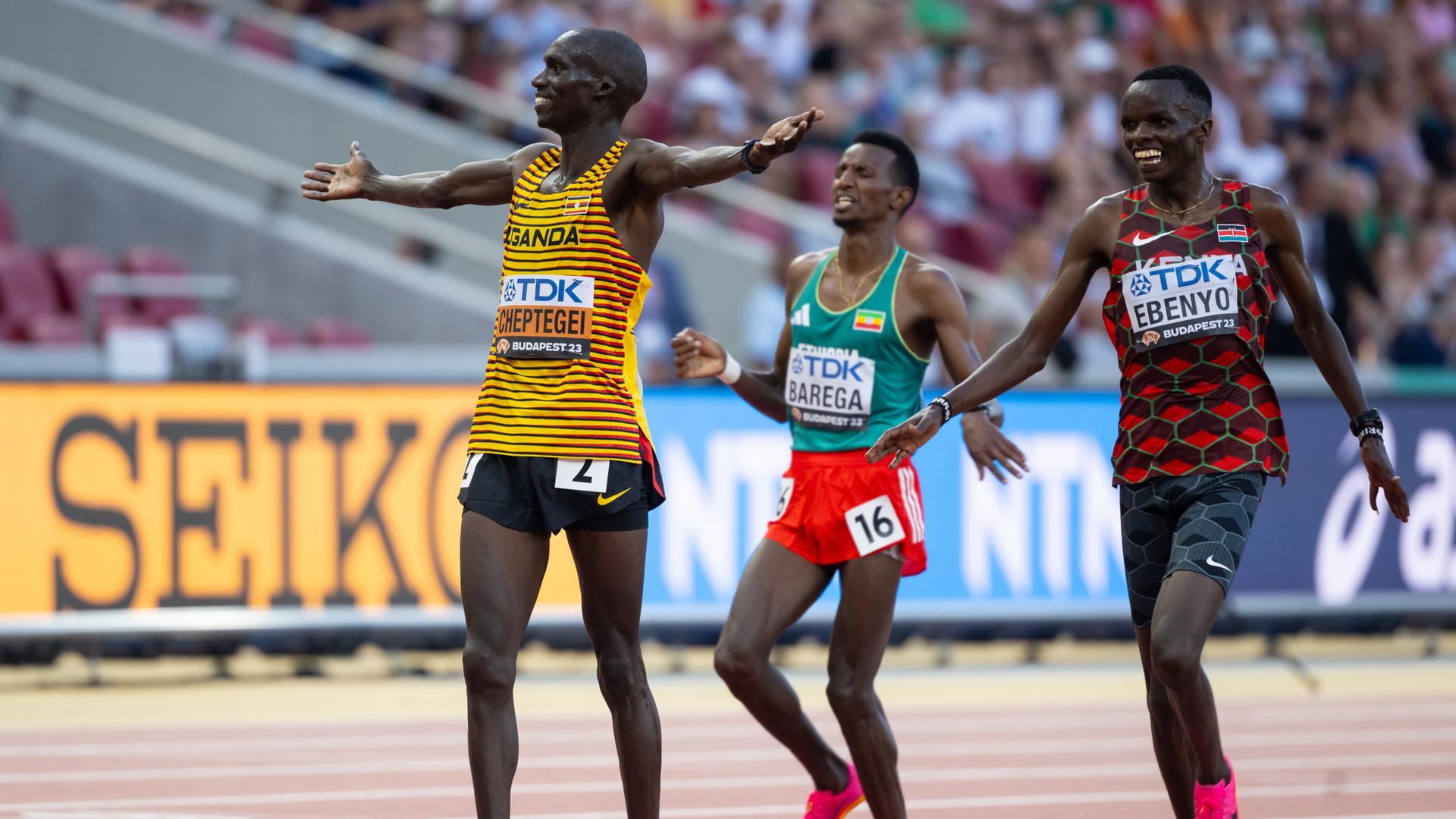 Leichtathletik-WM - Joshua Cheptege holt Gold über 10.000 Meter