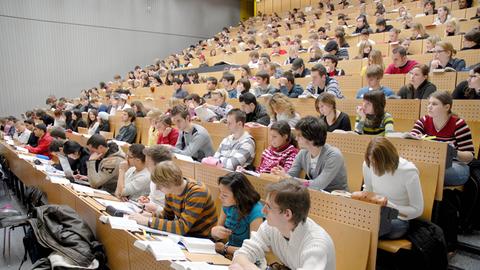 Juristische Vorlesung an der Ruhr-Universität-Bochum 