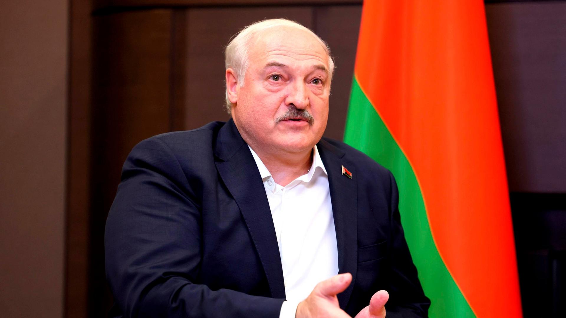 Der belarussische Präsident Alexander Lukaschenko. Der belarussische Präsident Alexander Lukaschenko.