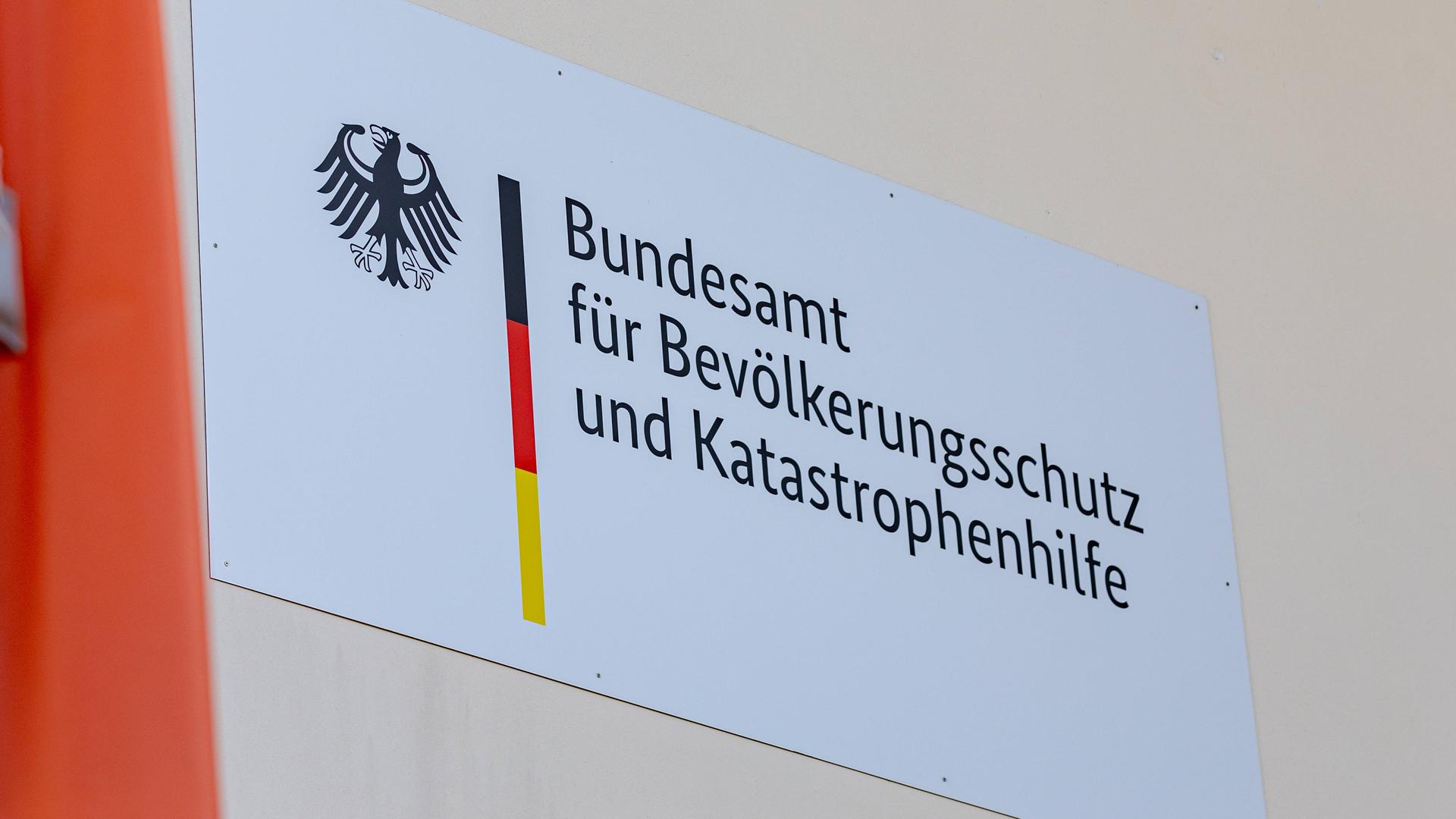 Das Schuld des Bundesamts für Bevölkerungsschutz und Katastrophenhilfe BBK in Bonn.