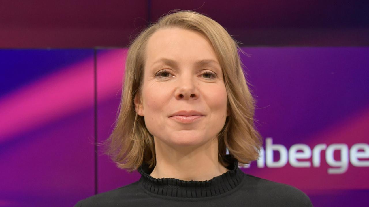 Helene Bubrowski in der ARD-Talkshow "maischberger" im Studio Berlin Adlershof