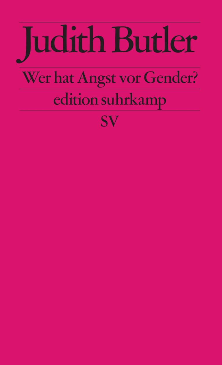Buchcover Judith Butler: "Wer hat Angst vor Gender?" Buchcover Judith Butler: "Wer hat Angst vor Gender?"