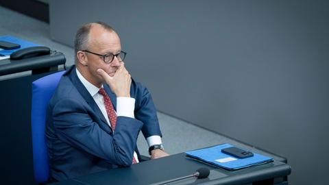 Bundeskanzler Friedrich Merz im Bundestag