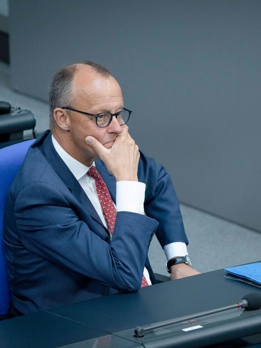 Bundeskanzler Friedrich Merz im Bundestag