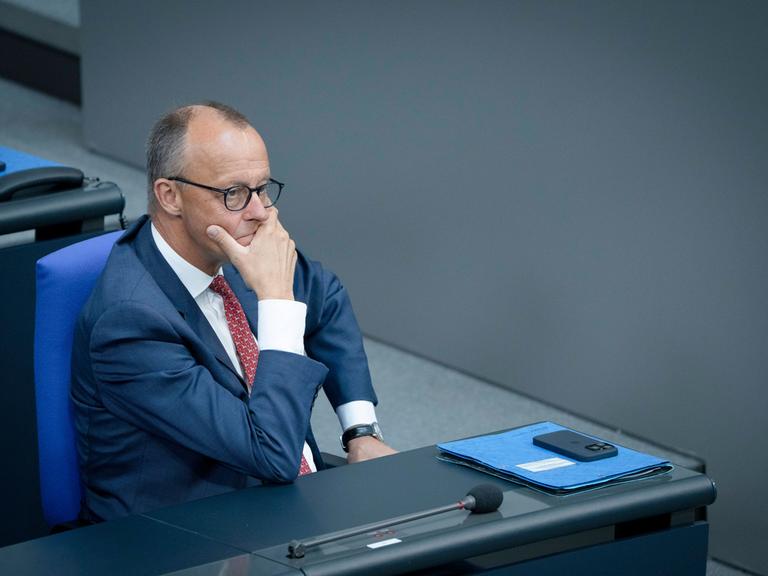 Bundeskanzler Friedrich Merz im Bundestag