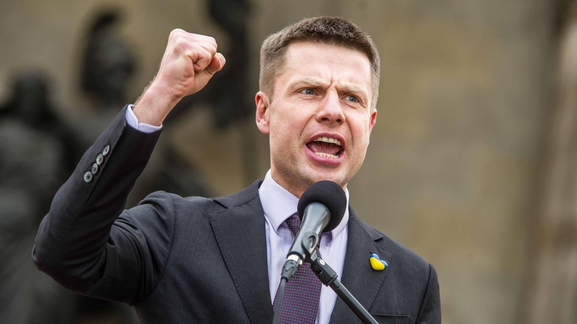 Der ukrainische Oppositionspolitiker Oleksij Goncharenko Der ukrainische Oppositionspolitiker Oleksij Goncharenko