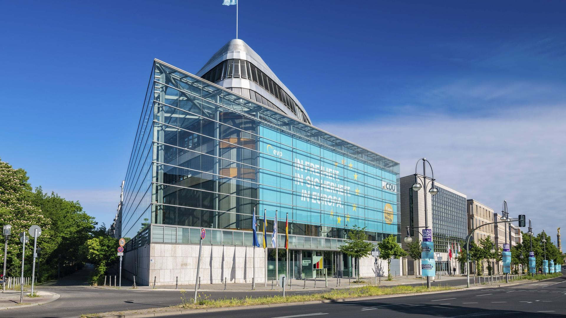 CDU-Parteizentrale - Konrad-Adenauer-Haus in Berlin.