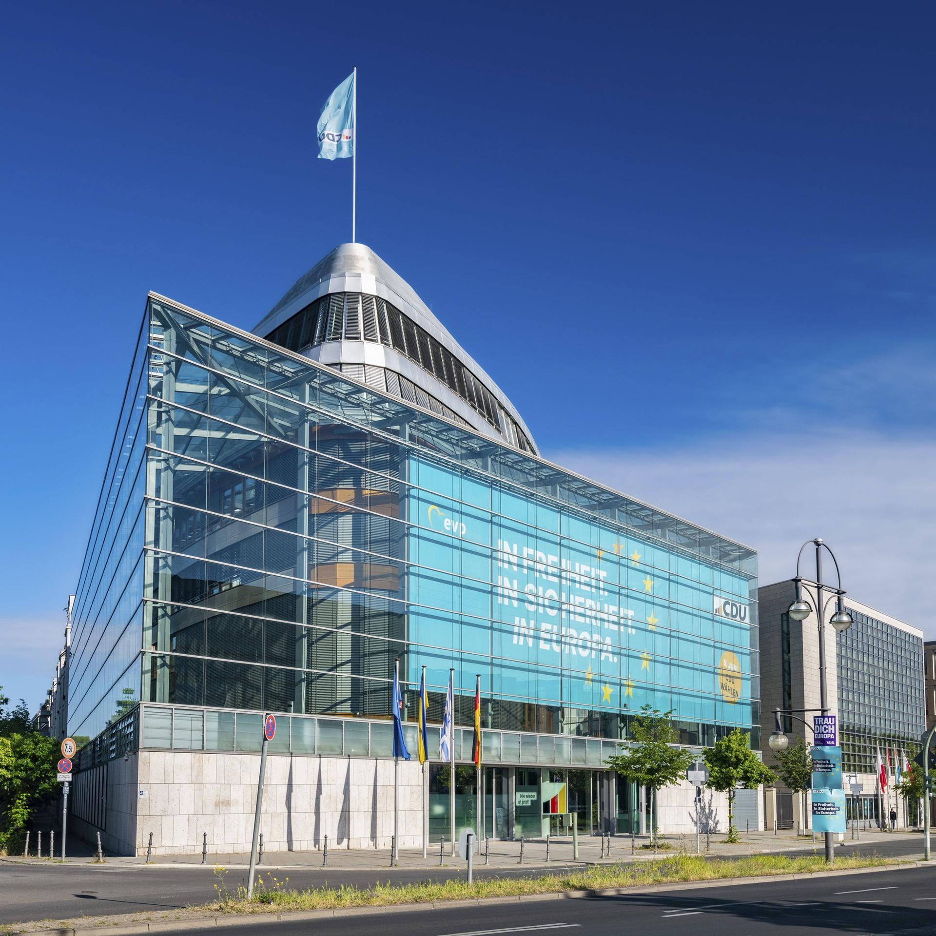 CDU-Parteizentrale - Konrad-Adenauer-Haus in Berlin.