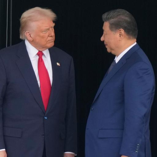 US-Präsident Trump neben Chinas Staatschef Xi im südkoreanischen Busan