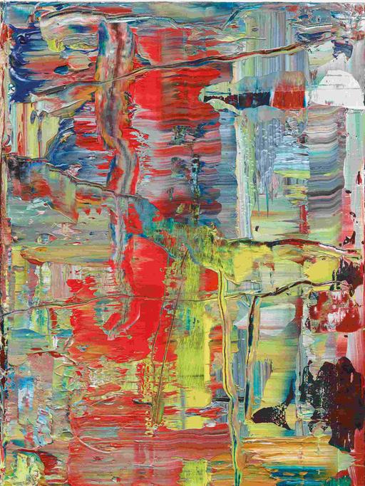 Malerei von Gerhard Richter: Abstraktes Bild (944-2), 2016. Öl auf Holz 40 x 30 cm.
