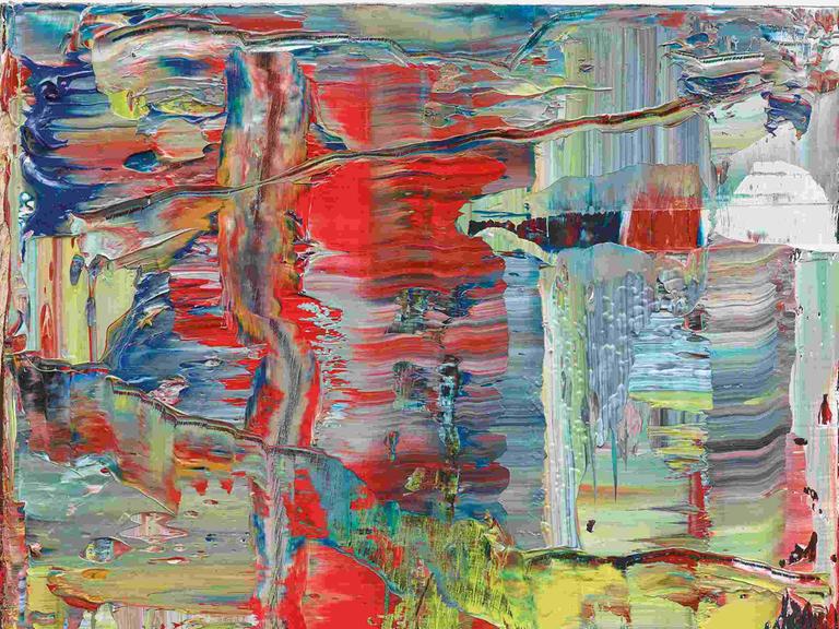 Malerei von Gerhard Richter: Abstraktes Bild (944-2), 2016. Öl auf Holz 40 x 30 cm.