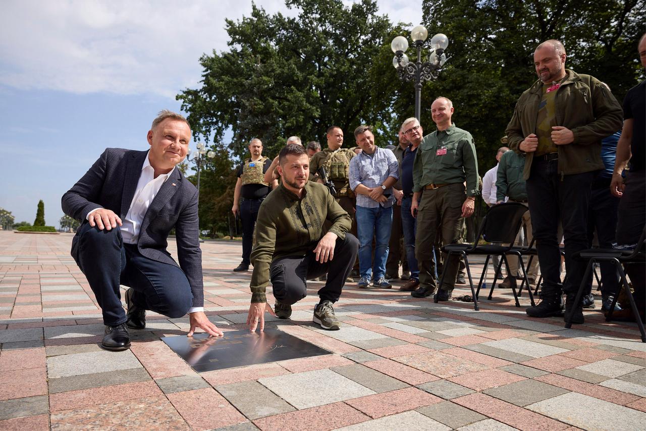 Andrzej Duda und Wolodymyr Selenskij Andrzej Duda und Wolodymyr Selenskij