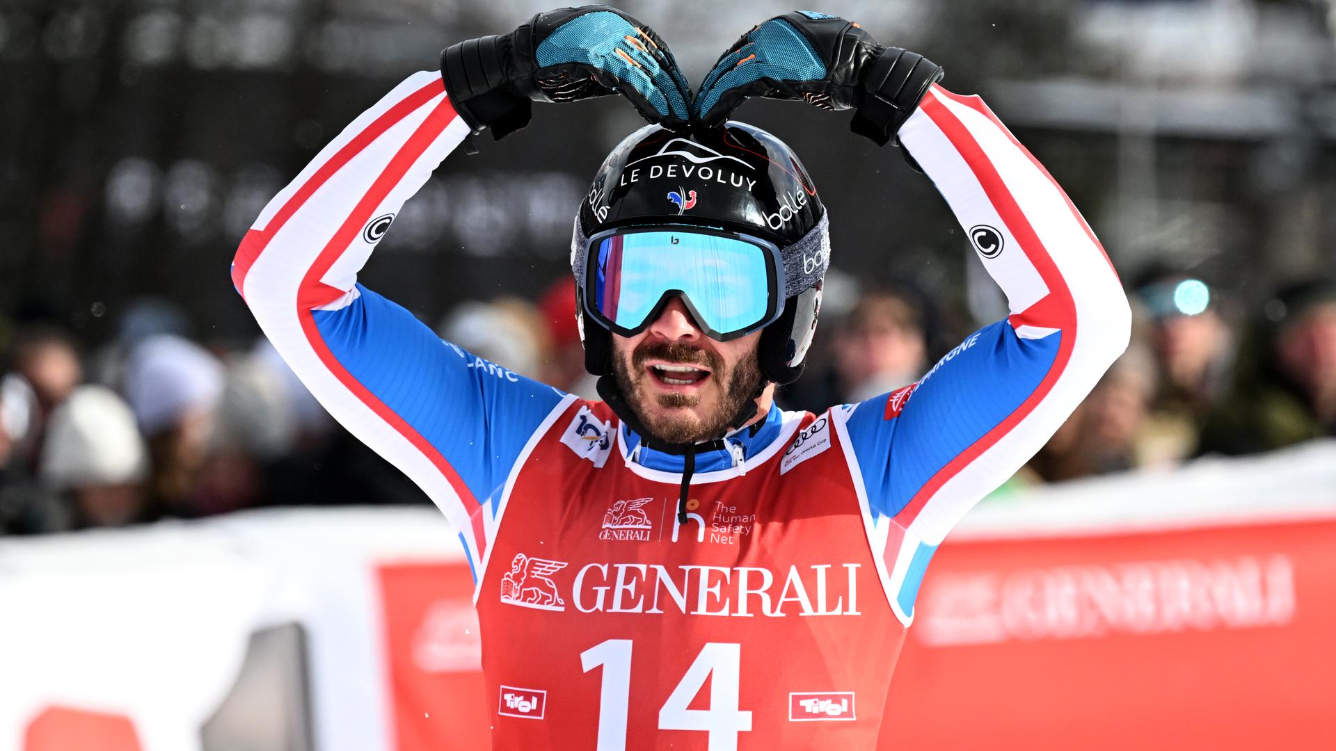 Der Kitzbühel-Sieger Cyprien Sarrazin aus Frankreich Der Kitzbühel-Sieger Cyprien Sarrazin aus Frankreich