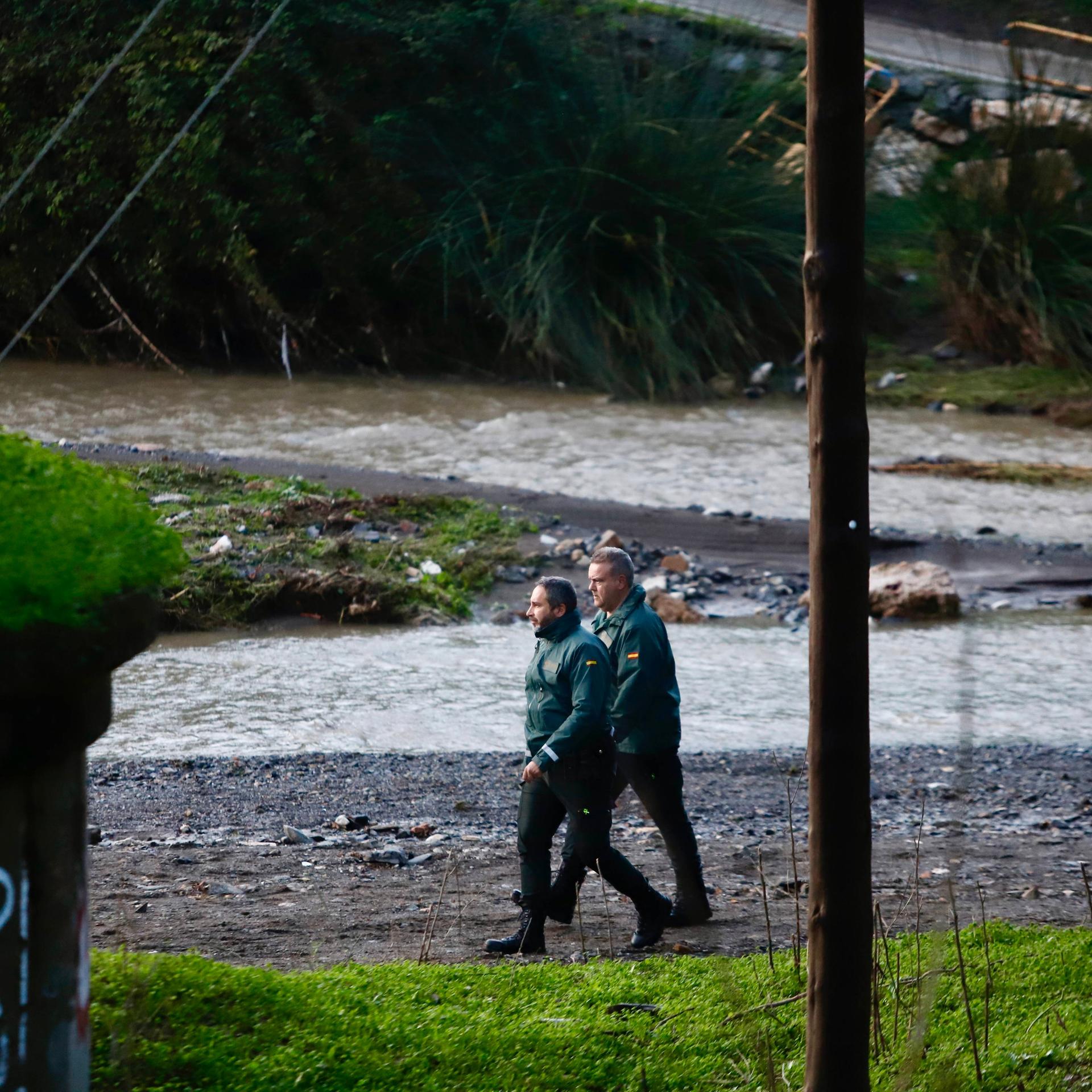 Suche nach Vermissten nach heftigen Regenfällen in Spanien