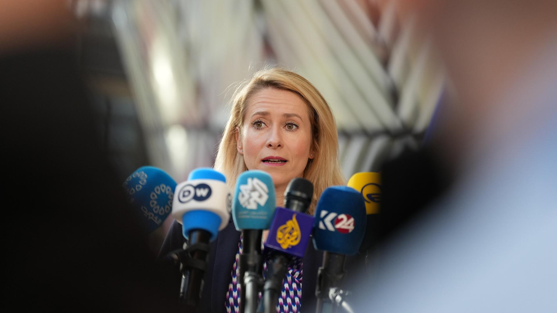 Die EU-Außenbeauftragte Kaja Kallas 