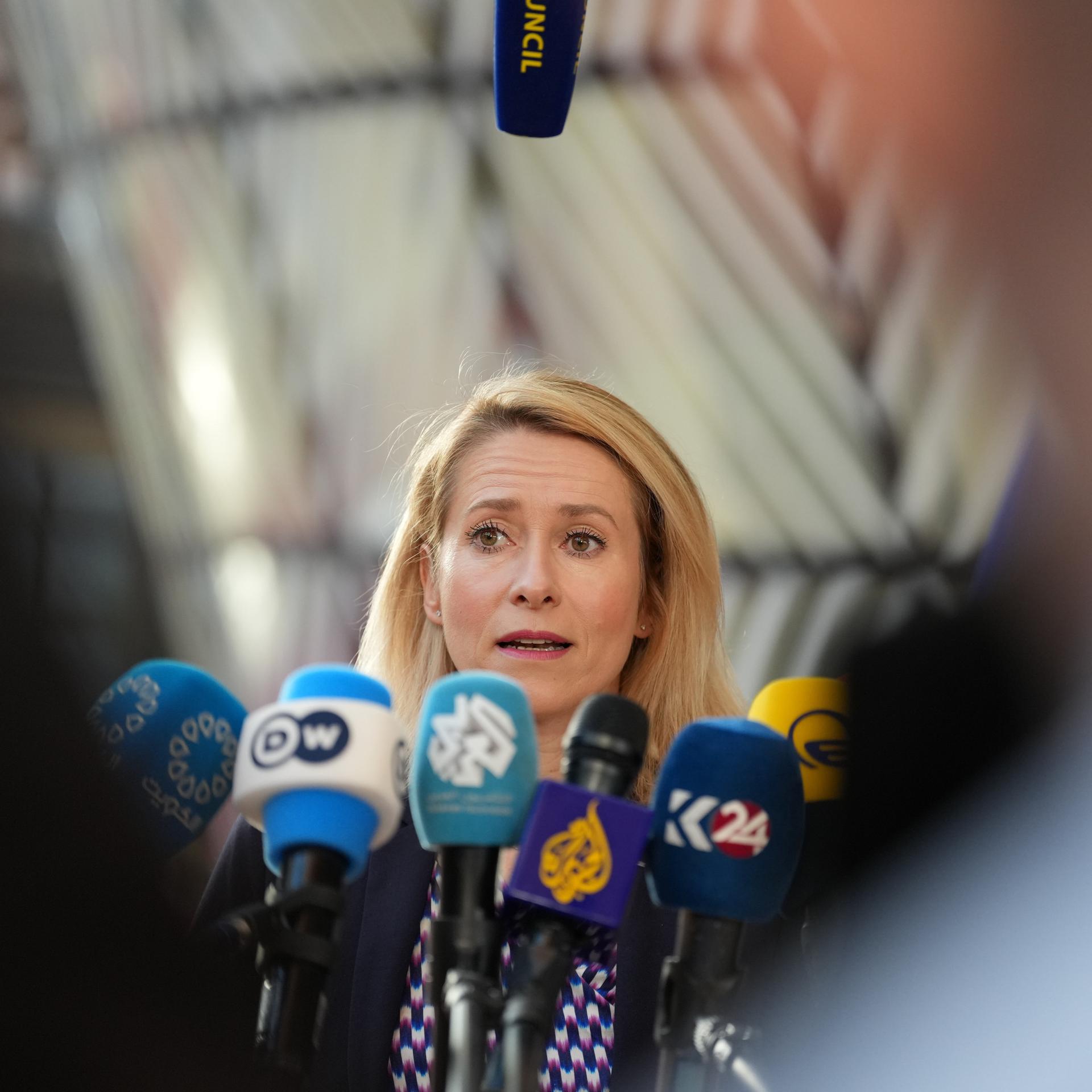 Die EU-Außenbeauftragte Kaja Kallas 