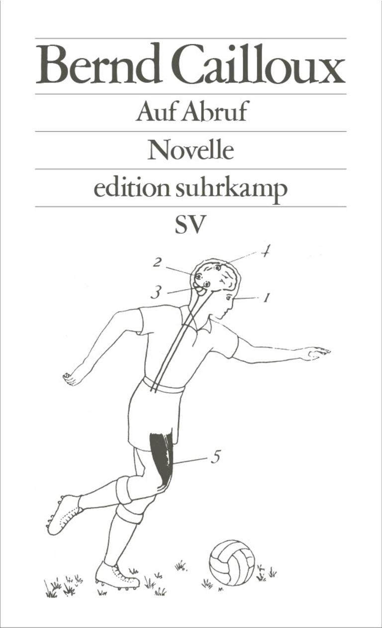 Das Buchvover zeigt eine Illustration eines Mannes, der einen Fußball kickt.
