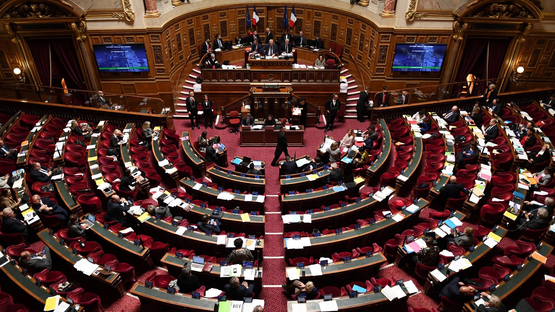 Das Foto zeigt den Senat in Paris.